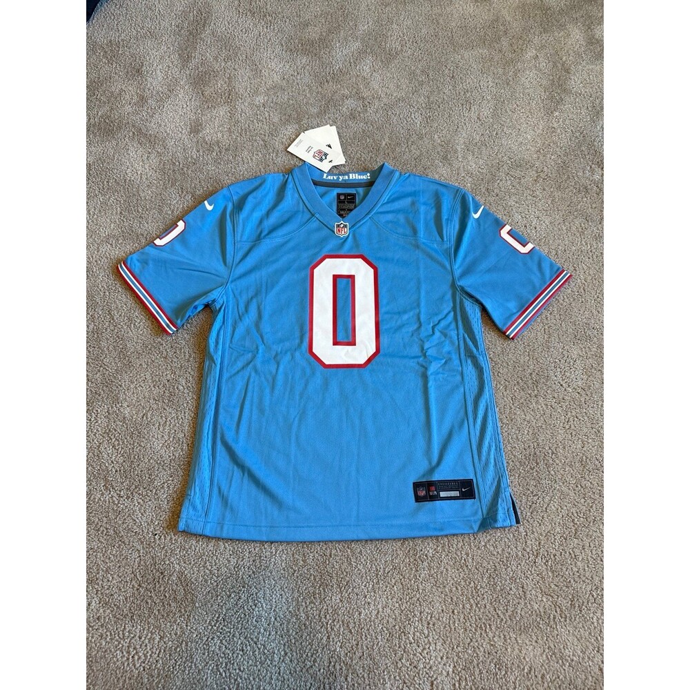 Calvin Ridley Tennessee Titans Throwback Nike NWT Youth NFL Jersey Size Large